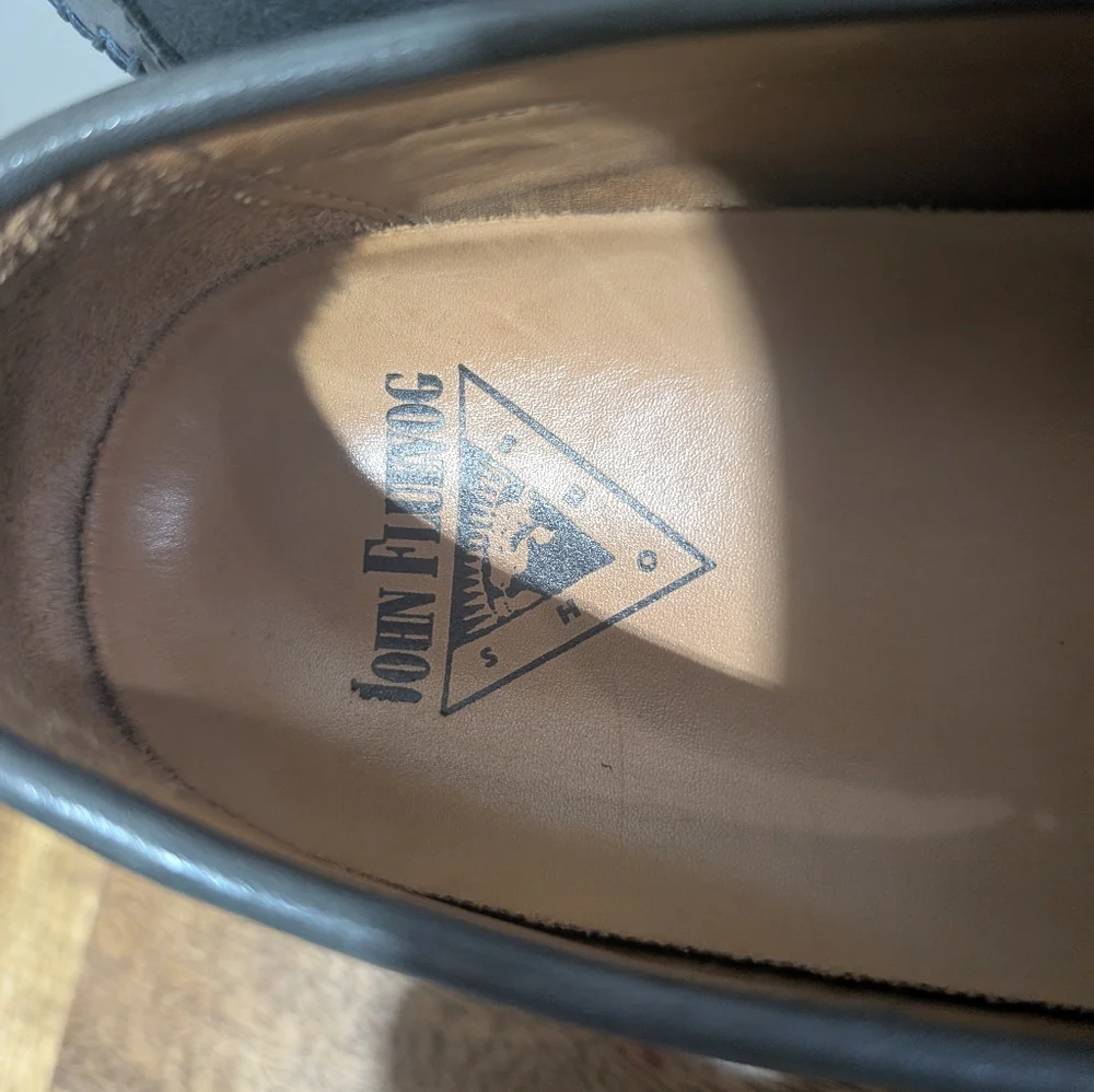 John Fluevog ReynoldsCasual‎ Leather Loafer Shoe Mens Size 10